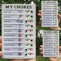 garden sticky notes checklist memo plastic board rv checklist my chores reusable elder care reminder tool