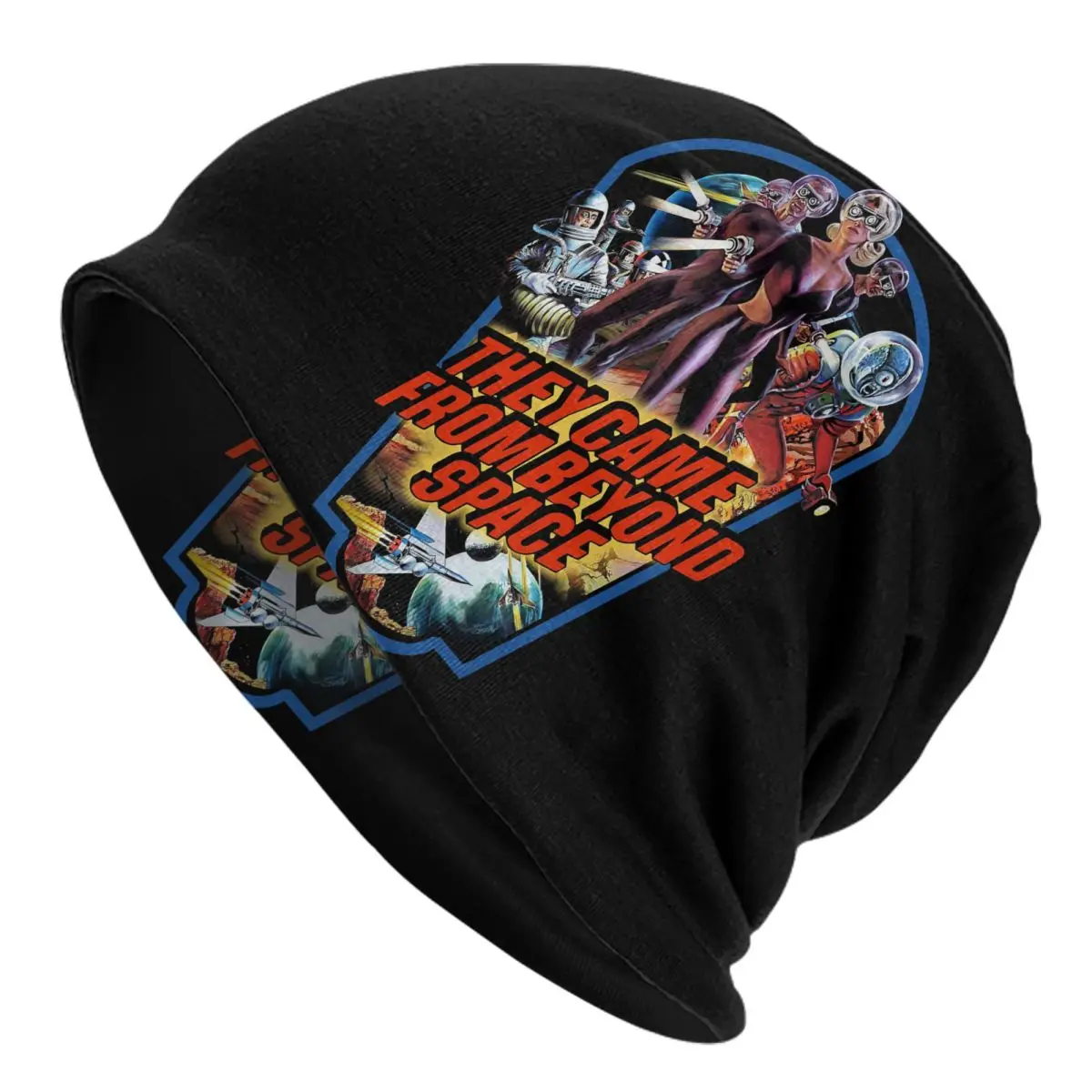 

Они пришли из космоса Merch Skullies облегающие шапки пылезащитные шапочки шляпа Лучший выбор подарков