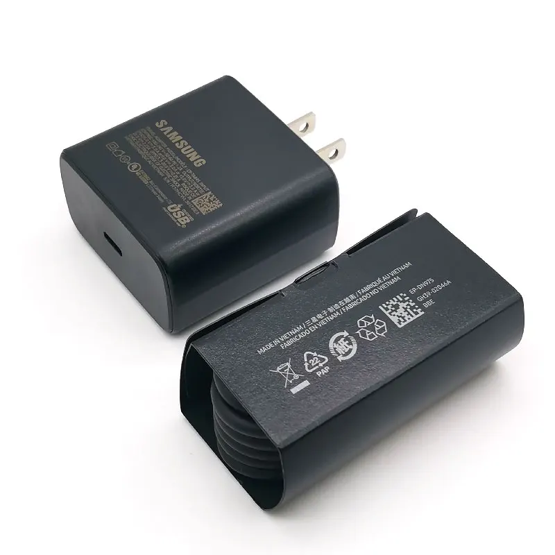 Зарядное устройство с вилкой США 45 Вт адаптер для супер быстрой зарядки Galaxy Z Flip