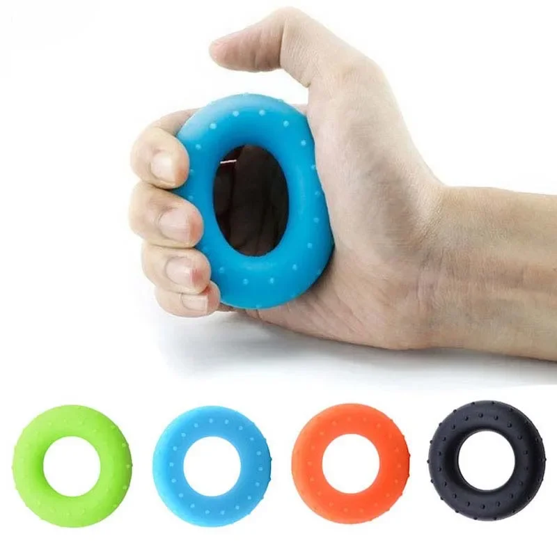 

Adjustable Silicone Forearm Hand Grips Gripster Ring Strengthener Trainer Strength Hand Finger Trainer Gym Grip Grip