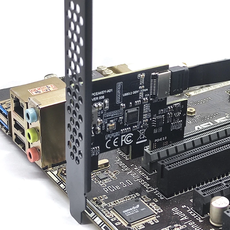 Новая плата расширения PCI Express 2 0 X1 USB 3 Gen1 TYPE-E карта PCIe передний адаптер Type-C