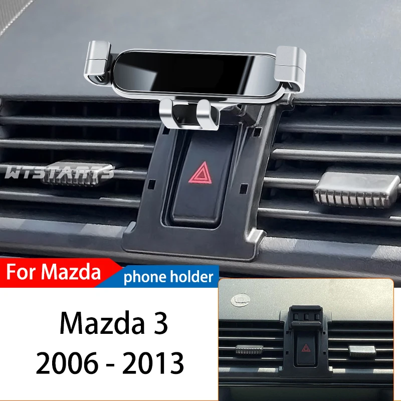 

Автомобильный держатель для телефона для Mazda 3 2006-2013 GPS Специальный гравитационный навигационный мобильный кронштейн вращающийся на 360 градусов кронштейн аксессуары