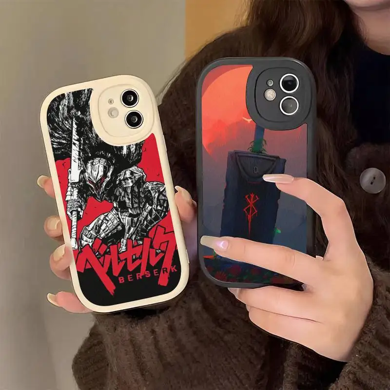 

Shell Berserk Phone Case Hard Leather Phone Case for iPhone 13 12 Mini 11 14 Pro Max Xs X Xr 7 8 Plus 6 6s Se 2022 silicone