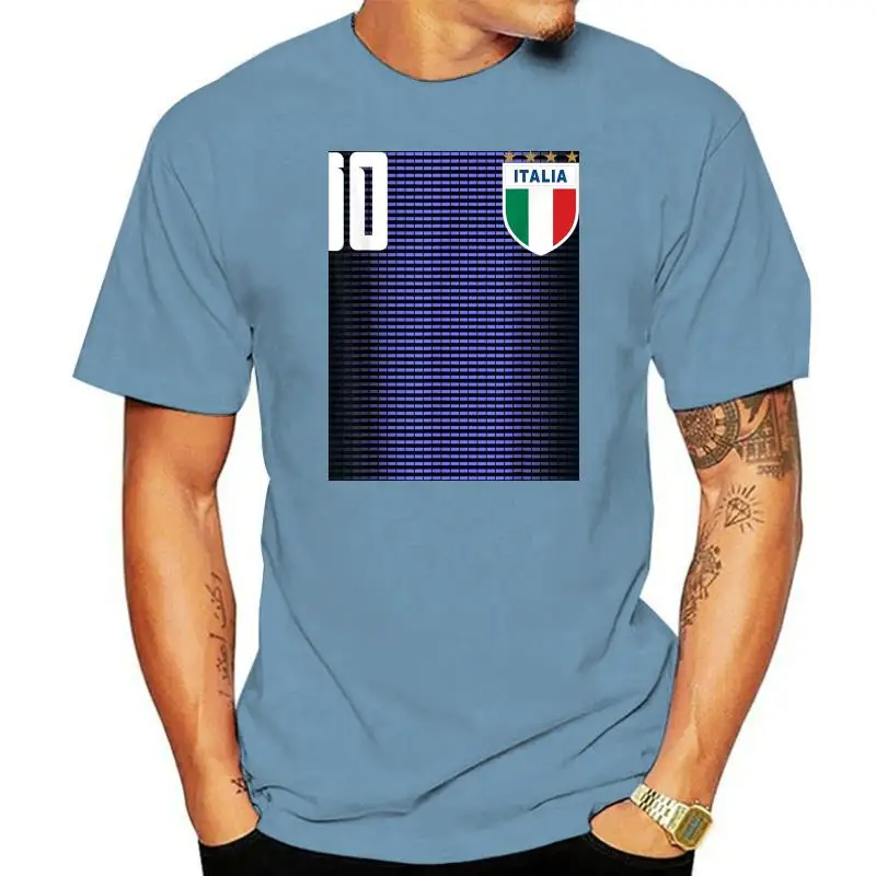 

Italia Italian Italiano Italy Calcio Soccer Jersey Shirt Tee-Men's T-Shirt-Black