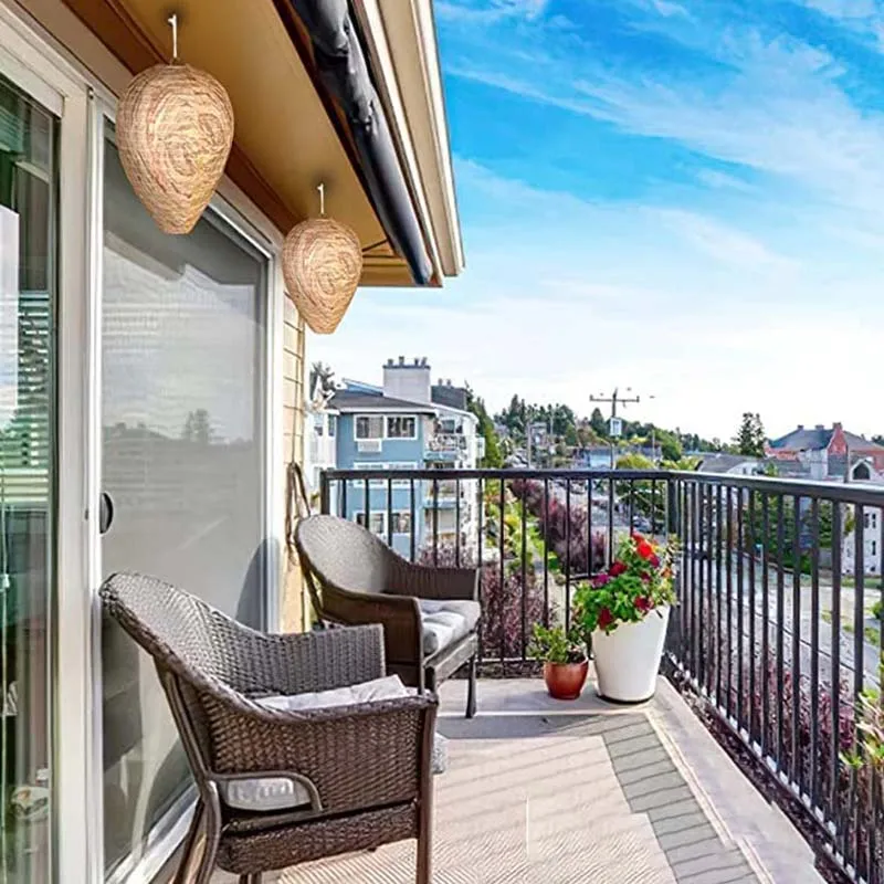 Искусственная ткань васп гнездо подвесная Летающая ловушка для пчелы имитация