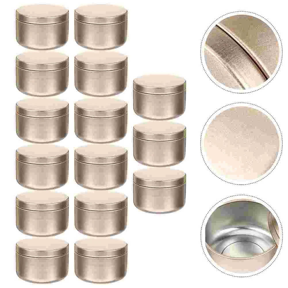 

Tin Tins Jars Metal Making Lidscontainersstoragejar Candy Box Cans Round Tea Empty Aluminum Tinplate Bulk Diy Small Gift