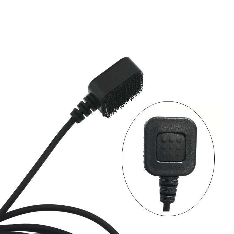 Фото K Plug рация гарнитура D-типа палец ушная палочка двойной PTT наушники тактический наушник для Baofeng UV-5R Kenwood TK-3107 №3