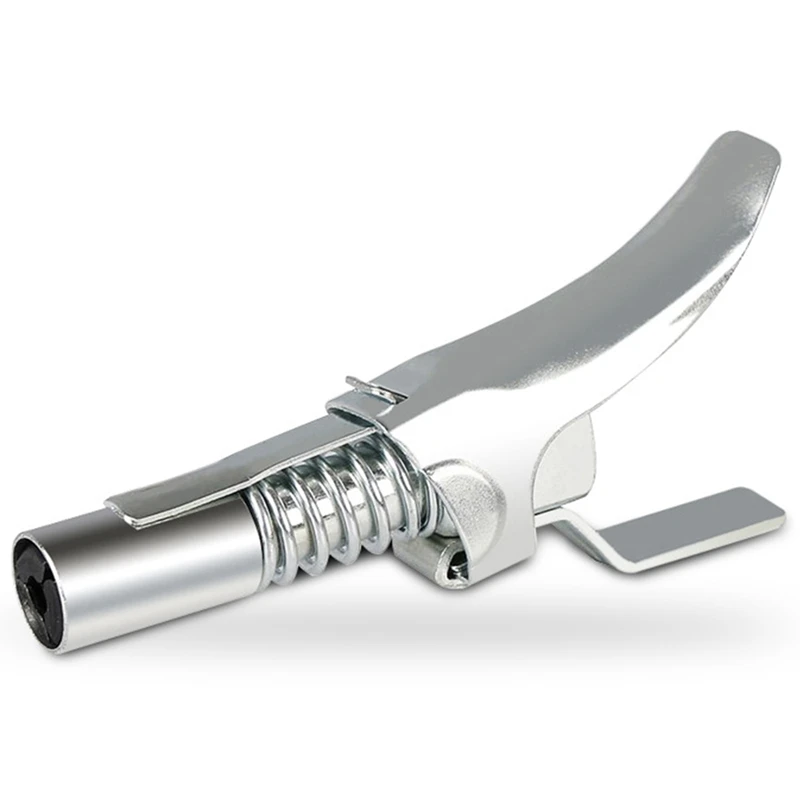 

Grease Coupler Lock Quick On Like Air Chuck Fit For SAE&Metric Zerk Fitting Tool