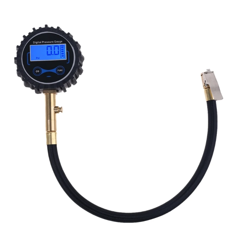 

Tire Pressure Gauge with Quick Clip Air Chuck Deflation for Car Truck Vehicle