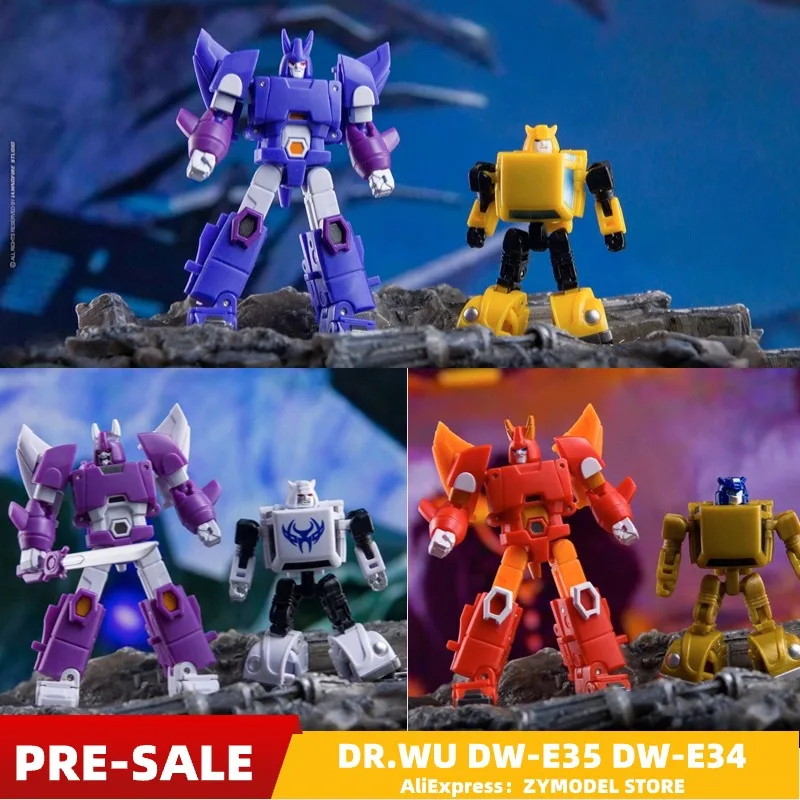 [В наличии] DR.WU DW-E35 Wingman &amp DW-E34 Wasp/DW-E35S DW-E34M/DW-E35M DW-E34G Cyclonus Golden Goldbug мини-фигурка 5 см