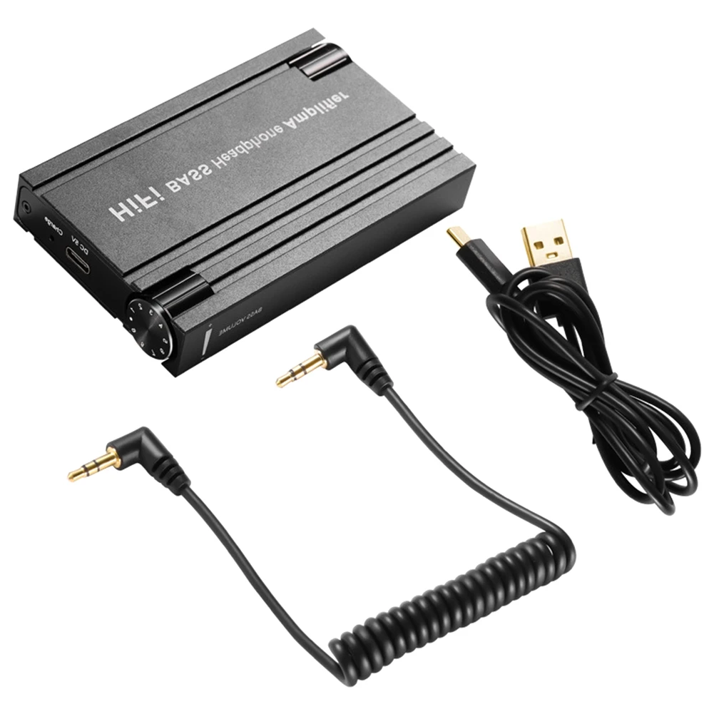 (DT93) 16-600Ω Hi-Fi усилитель звука для наушников с Bluetooth 5.0 и разъемом 3.5 мм Aux для телефона, ПК, музыкального плеера, с регулировкой громкости (art.: 3920db712ee75) - 3920db712ee75