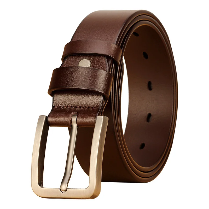 

Men's Belt Men Male enuine Leater Strap Luxury Alloy Pin Buckle Casual Men's Belt for Jeans 2023 Cummerbunds Ceinture omme