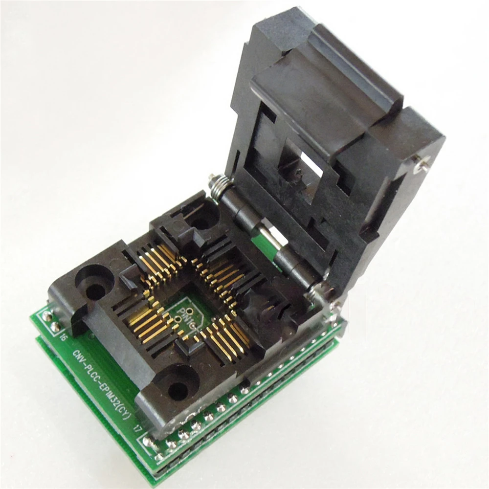 

Professional Clamshell Programmer Tester Socket PLCC32 DIL32/ PLCC32 ZIF-CS PLCC32 Special DIP32EP1M32 10000 Times Life
