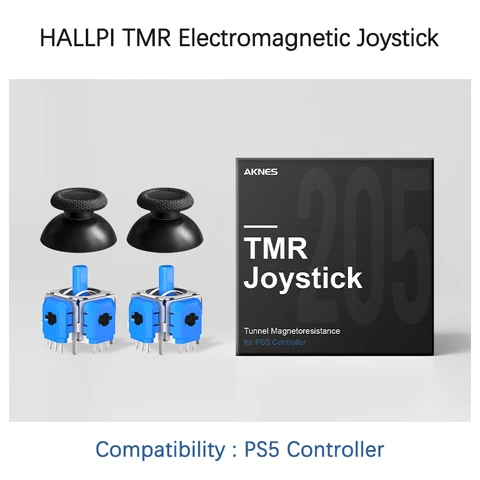 Электромагнитный джойстик AKNES × HALLPI TMR для PS5, Xbox, Switch