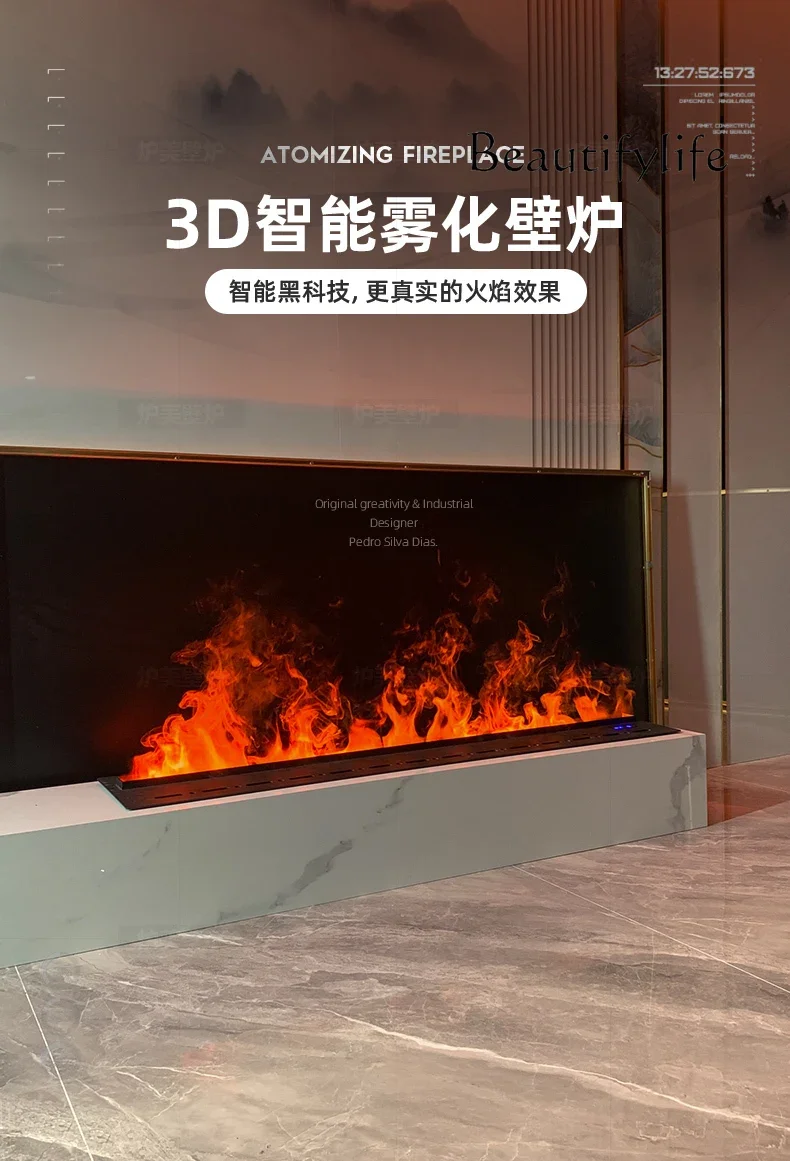Декоративный 3D-имитатор камина X36 с функцией увлажнителя воздуха для гостиной, встраиваемый в тумбу под телевизор, имитация топки печи (art.: 3920da87eec0f) - 3920da87eec0f