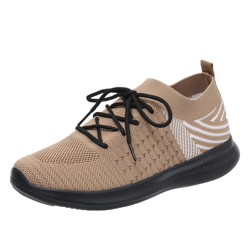 

Женские сетчатые кроссовки, легкие дышащие кроссовки для прогулок, удобная повседневная обувь на платформе, со шнуровкой, новинка 2022