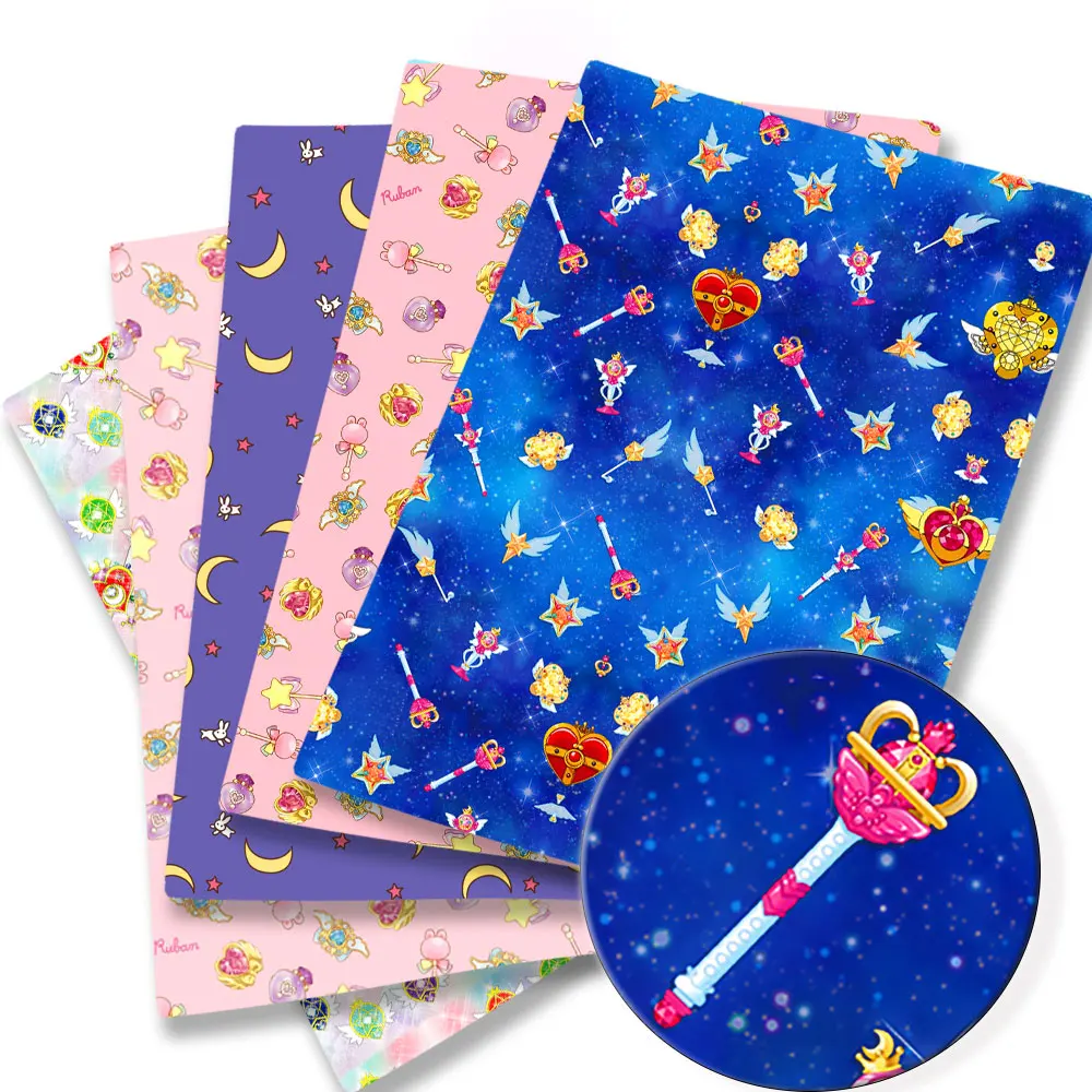 

140x50CM DIY Hot Cartoon Polyester cotton Fabric Patchwork Tissue Kid Home Textile Sewing Doll Dress Curtain