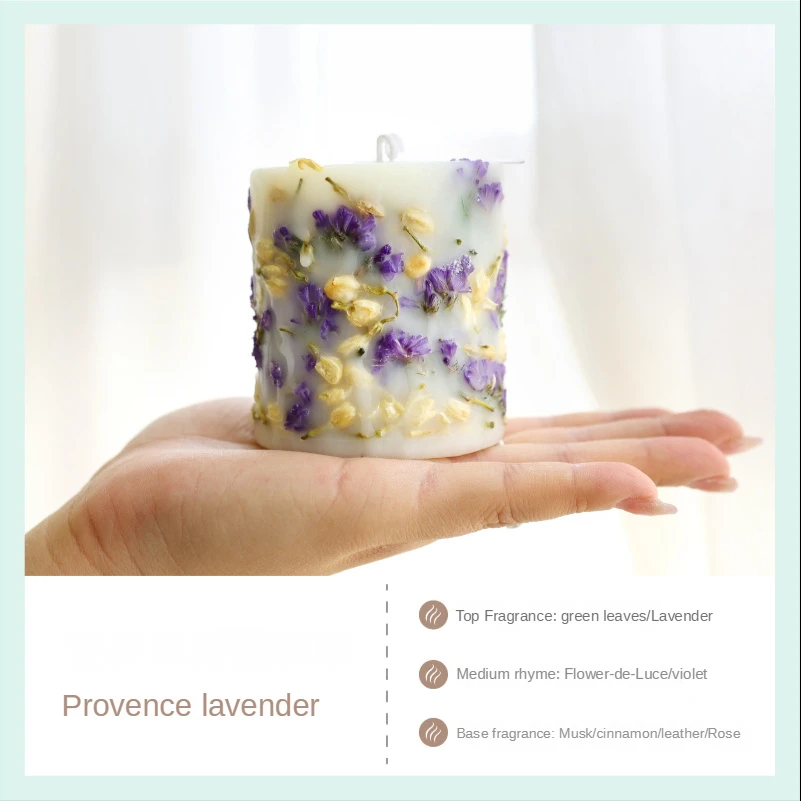 Свадебная свеча ручной работы сделай сам с ручным подарком украшение соевый воск