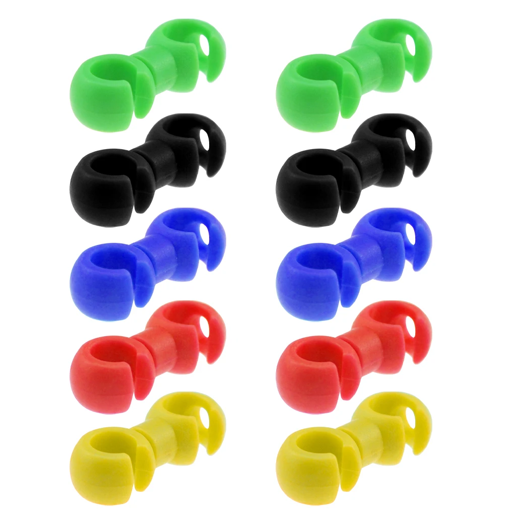 

10pcs Cross Line Clip For Bicycle Hose Guide Bicycle Brake Cable Parts In Plastic For S Style Clips
