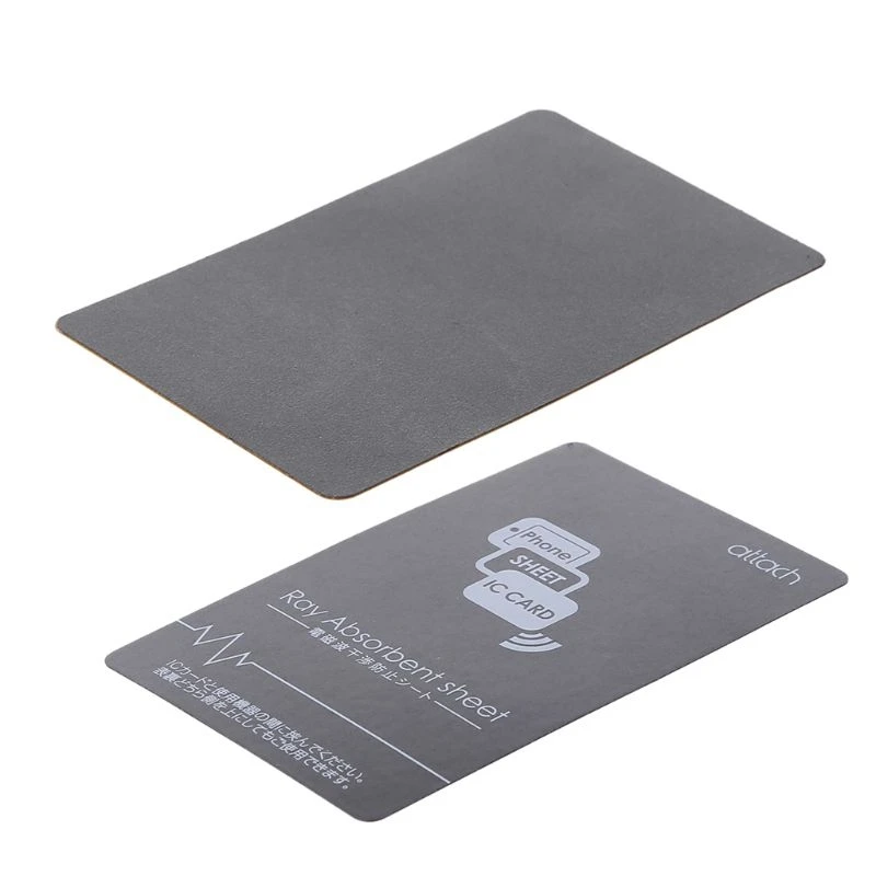 

Magnetic NFC Tags Anti Metal Grey Adhesive/Without Adhesive Back NFC Card Rectangle for iPhone Cell Phone Bus Bank Card