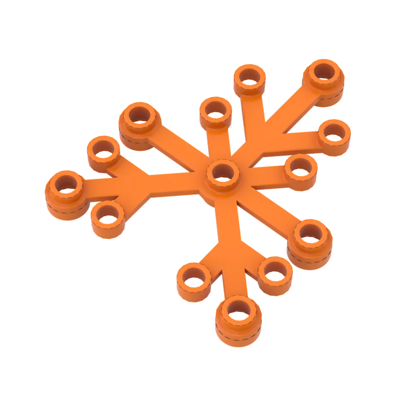 

10PCS Assembles Particles 2417 6 x 5 x 0.33 Plant Leaves Mini Bricks Building Blocks DIY Replaceable Parts Toy For Children Gift