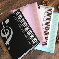 hot sale music score paper sheet note document file organizer storage folder holder case 40 page home office stationery dropship