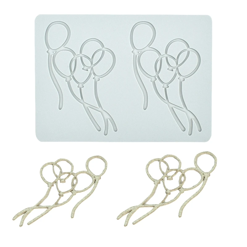 

Balloon Shape Silicone Candy Molds Lace Mould Kitchen Baking Tool Baking Accessories for Chocolate Candy Cake Decoration