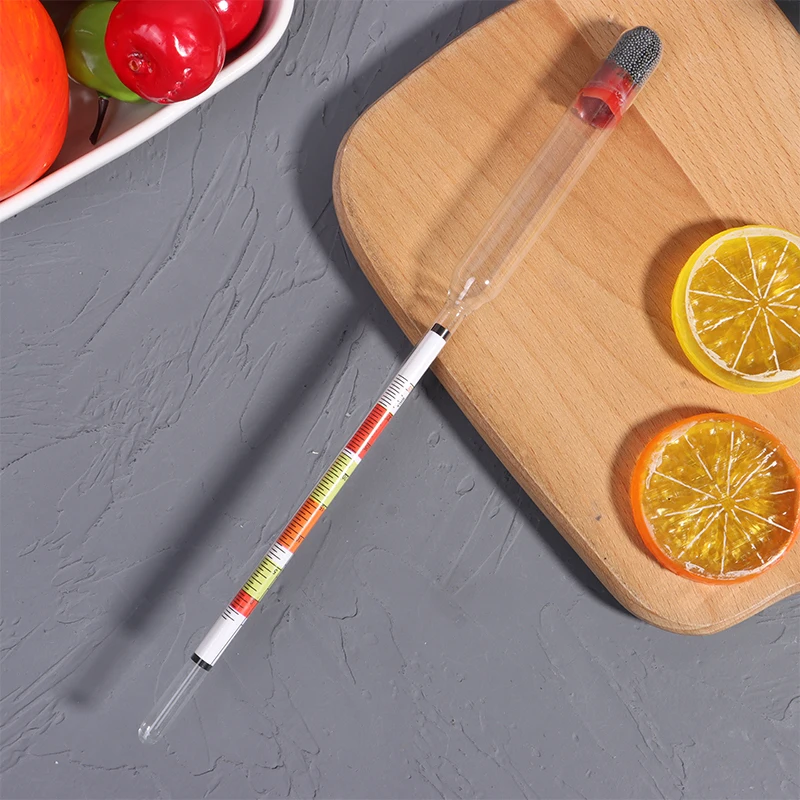 

Triple Scale Hydrometer Self Brewed Wine Sugar Meter Alcohol Measuring for Home Brewing Making Beer Wine Mead Ale Craft