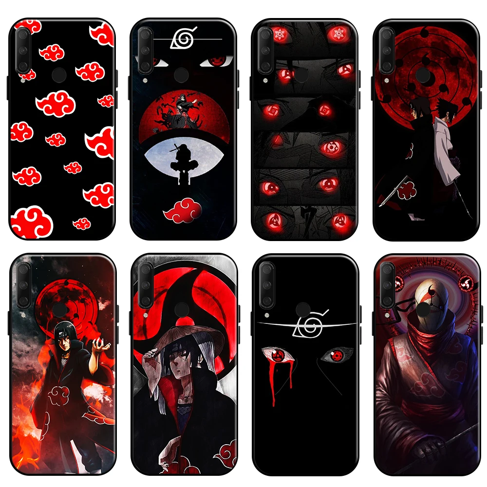 

Naruto Akatsuki Uchiha Itachi Phone Case For Huawei Honor 10X 9X Pro Lite Honor 8X Silicone Cover Coque Funda Carcasa