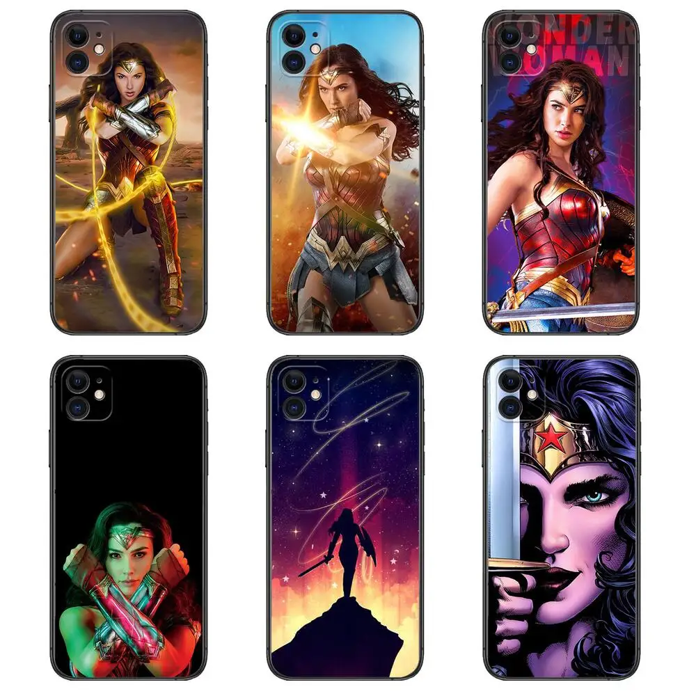 

Wonder woman phone Case For IPhone 13 12 11 Pro Max Mini SE XR X XS Max 8Plus 7plus 6 6S New Shell phone Case