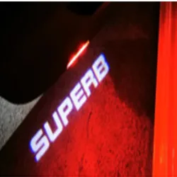 

2 шт. для SKODA Superb MK2 Superb MK3 Стайлинг автомобиля SKODA Автомобильный дверной светильник Светодиодный теневой дверной светильник Светодиодный люминесцентный светильник Puddle Lamp