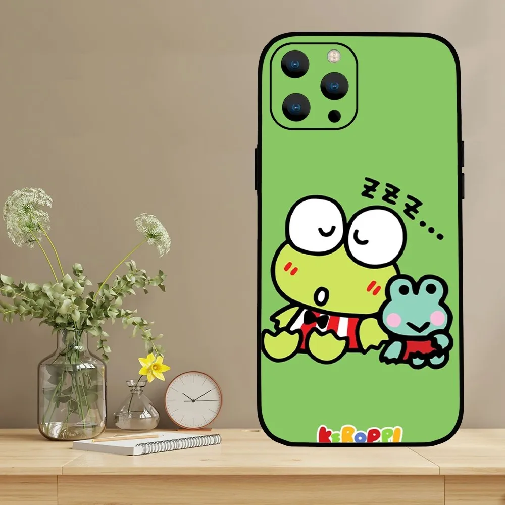 Чехол MINISO Sanrio Kero Keroppi для телефона Samsung Galaxy S24 S23 S22 S21 S20 Ultra Plus S20FE FE