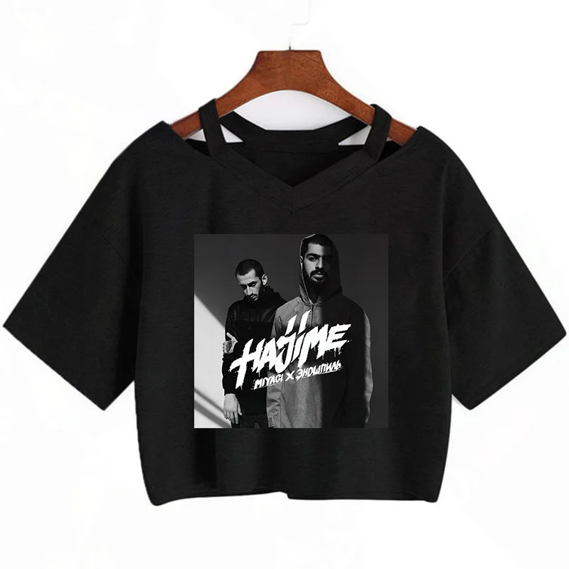 

Hajime MiyaGi Russian Band tshirt women couple vintage 2022 aesthetic y2k clothes t-shirt crop top white t shirt ulzzang