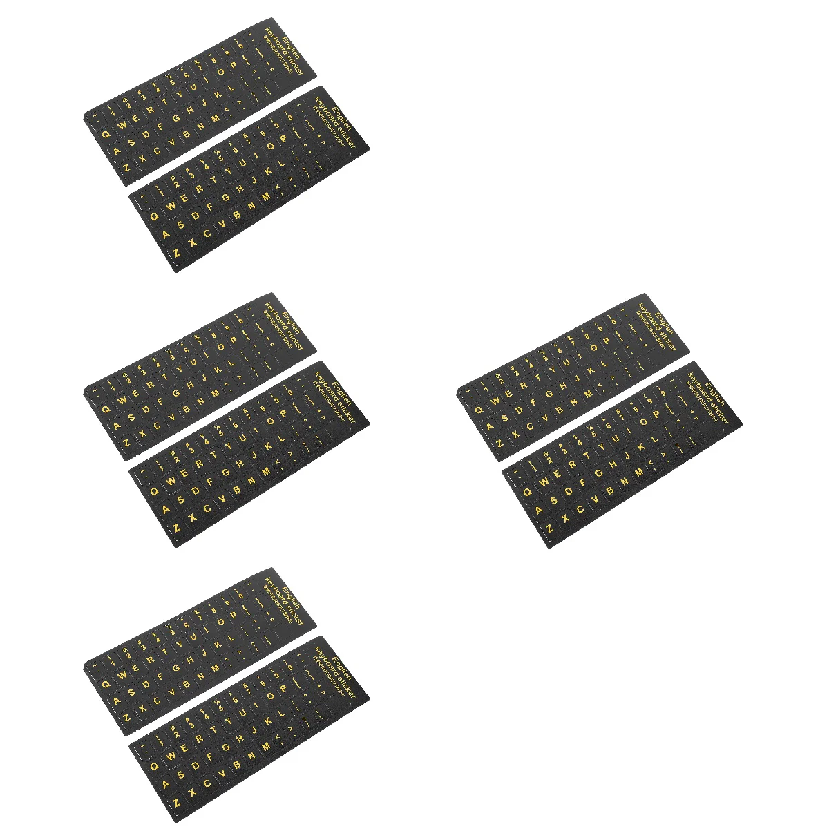

8 Sheets Keyboard Sticker Universal English Keyboard Sticker Computer Accessory