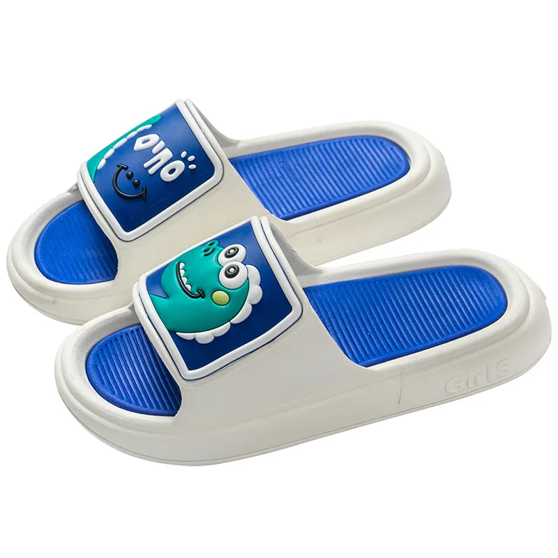 2022 New Cartoon Women Summer Slippers Cute Thick Soft Bottom Male Couple Home Indoor Non-Slip Bathroom Female Zapatillas Mujer