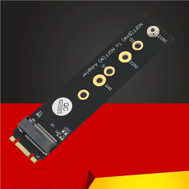 

NVME Adapter M.2 B+M Key to M Key SSD Adapter Riser Board Converter Expansion Card Support 2242 2260 2280 NGFF M.2 NVME PCIE SSD
