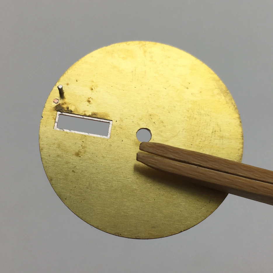 No Logo 28.5mm Watch Dial Replacement, Modified Dial, Double Calendar, Luminous Face, for NH36A Movement DC2-1 Watch Accessories