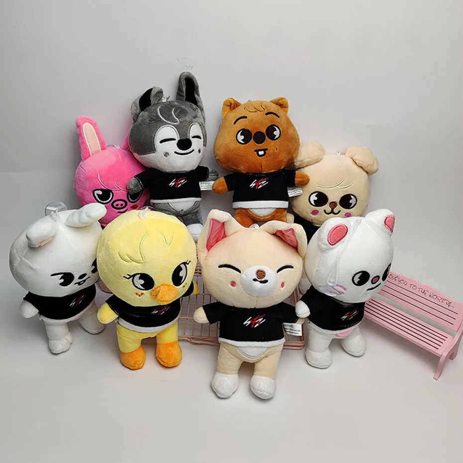 

HOT Skzoo Plush Toys Stray Kids 20cm Cartoon Stuffed Animal Plushies Doll Bbokari Leebit Wolf Chan Puppym Kids Adults Fans Gift