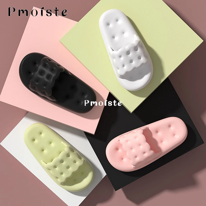 Women's Slippers for Home Cute Cookies Women Shoe Summer 2023 New Lightweight EVA Slipper Platform Wear-resistant Slide Non-slip