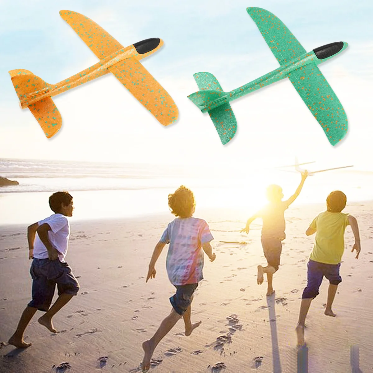 

Airplane Toys Toy Plane Planes Throwing Kid Flying Glider Circle Around Kids