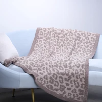 comfortable plush wool blanket leopard print fleece blankets sofa bed winter warm flannel soft luxury faux fur blanket cover