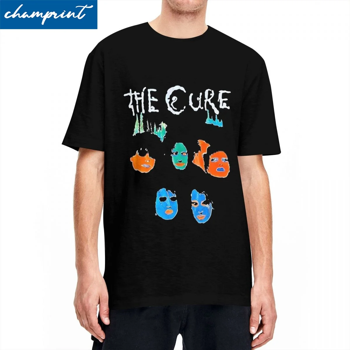 

Футболка The Cure мужская с круглым вырезом и короткими рукавами
