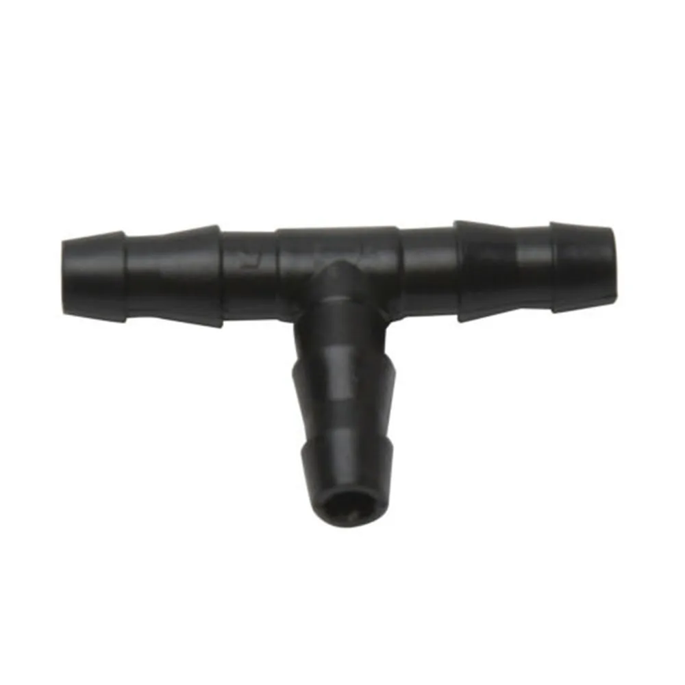 

50pc Hose Dripper Water Tee Connector Plastic Barbed 4/7mm Micro Spray Tee Joint Garden Micro Drip Irrigation Tool Tee Three-Way