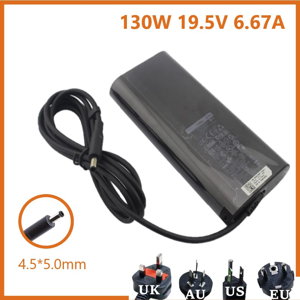 Adapter Charger Power Supply for Laptop for DELL XPS 15 9530 9550 Precision M3800 DA130PM130 19.5V 6.67A 130W 4.5*3.0