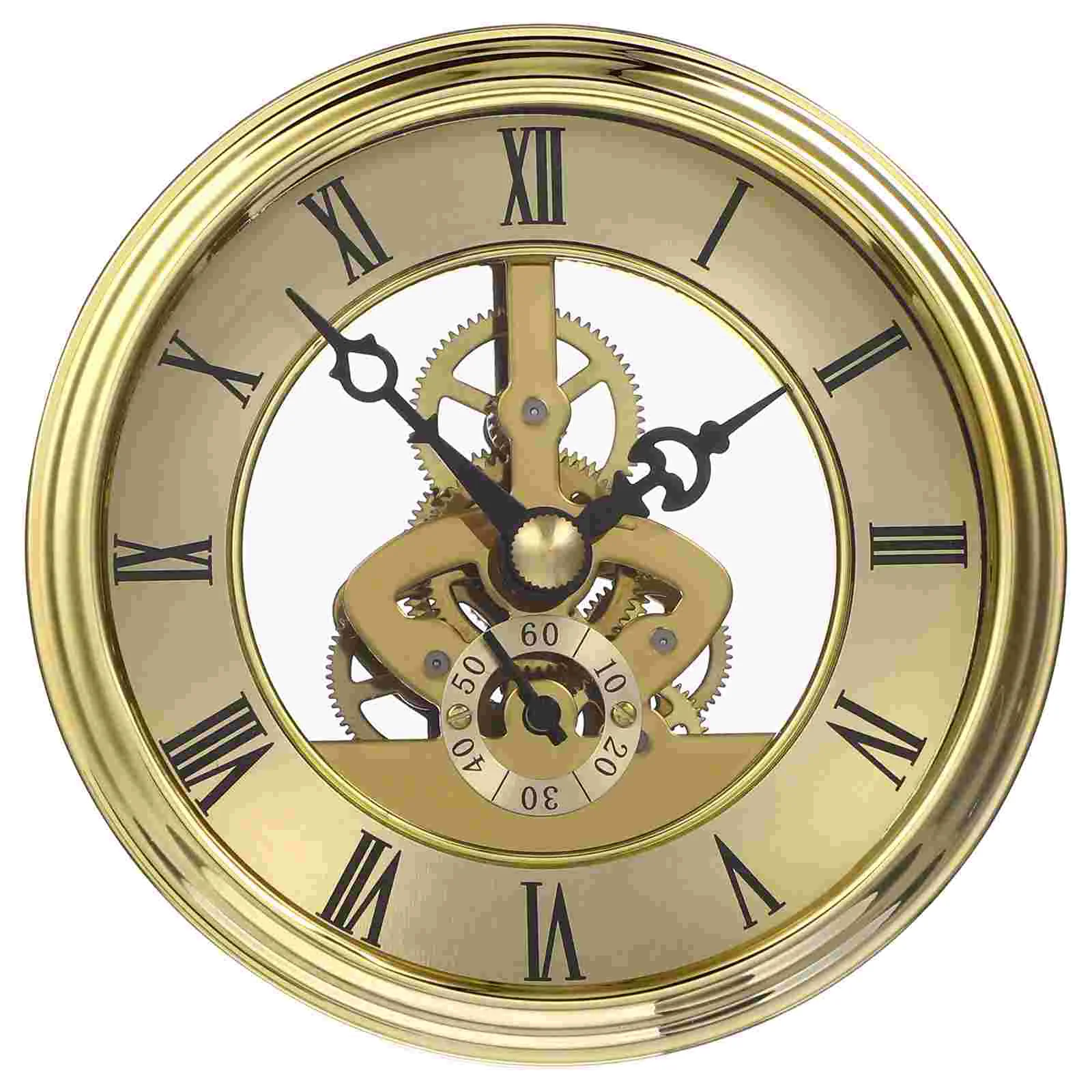 

House Decorations Home Ancient Clock Gear Movement Round Crafts Homedecor Rome Number Wall