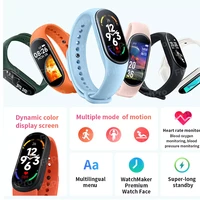 jmt 2022 new m7 smart watch women men child fashion sports smart bracelet update live wallpaper heart rate pedometer gift smar