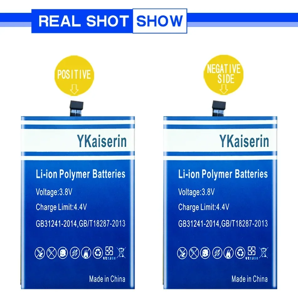 Аккумулятор ykaisin BAT22M19T5180 (S51 S61) 6300 мАч Для DOOGEE S61 S51 мобильный телефон