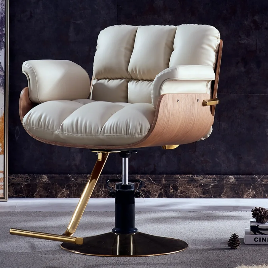 Профессиональные парикмахерские стулья розовое золото оборудование для