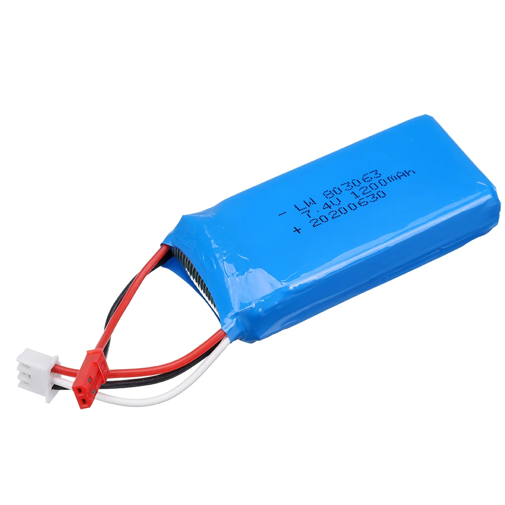 Литий-Полимерный Аккумулятор 7 4 в 1200 мАч для WLtoys V353 V333 V323 V666 V262 YiZhan X6 MJX X101 X102h X1Brushless