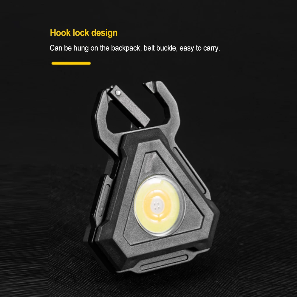 

Camping Hiking Traveling Mini Work Light Type-c Charging 4 Modes Flashlight Hand Torch Spotlight Outdoor Equipment
